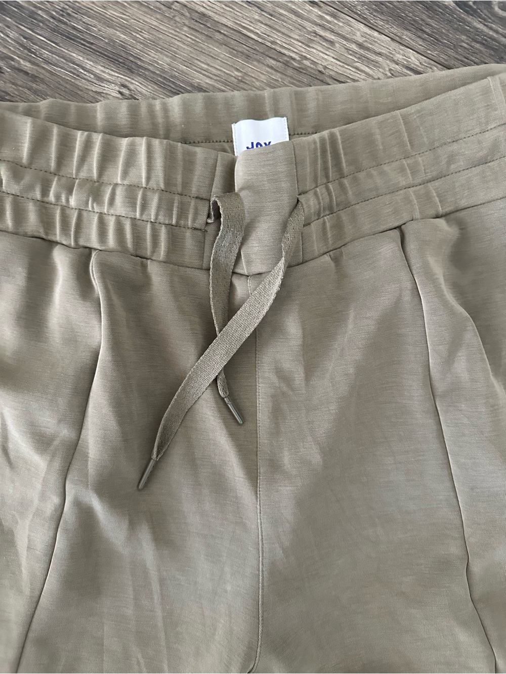 JoyLab Men's Drawstring Joggers in Olive Green - Picture 2 of 3